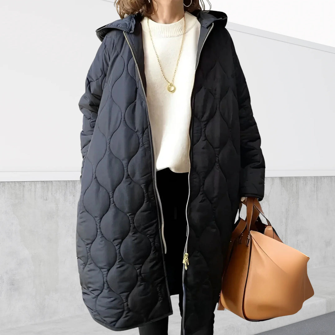 Oversized hooded Winter Parka with details