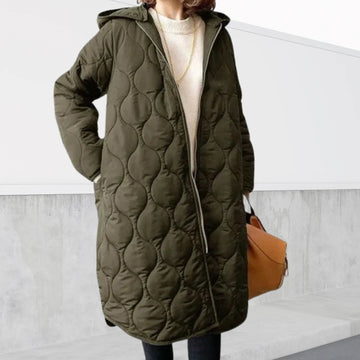 Oversized hooded Winter Parka with details
