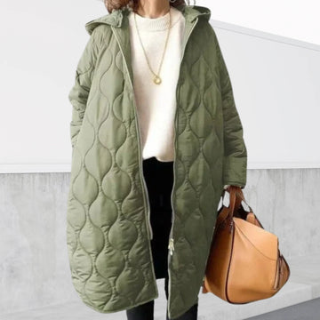 Oversized hooded Winter Parka with details