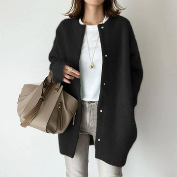 Refined Layered Winter Cardigan