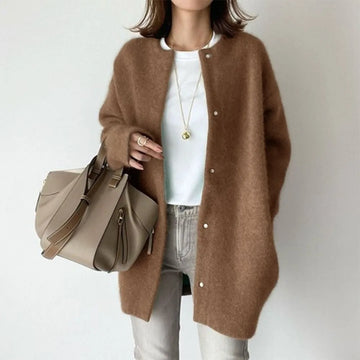 Refined Layered Winter Cardigan