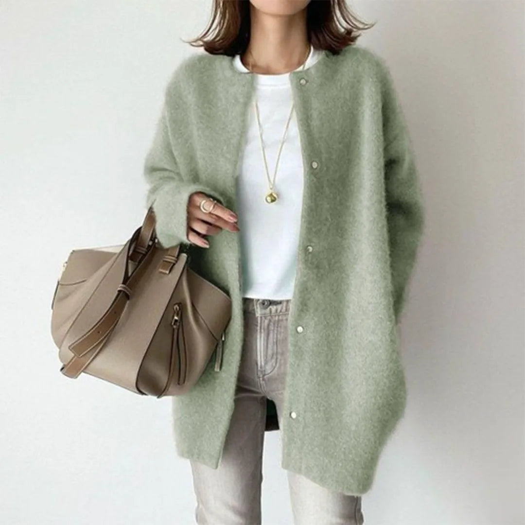 Refined Layered Winter Cardigan