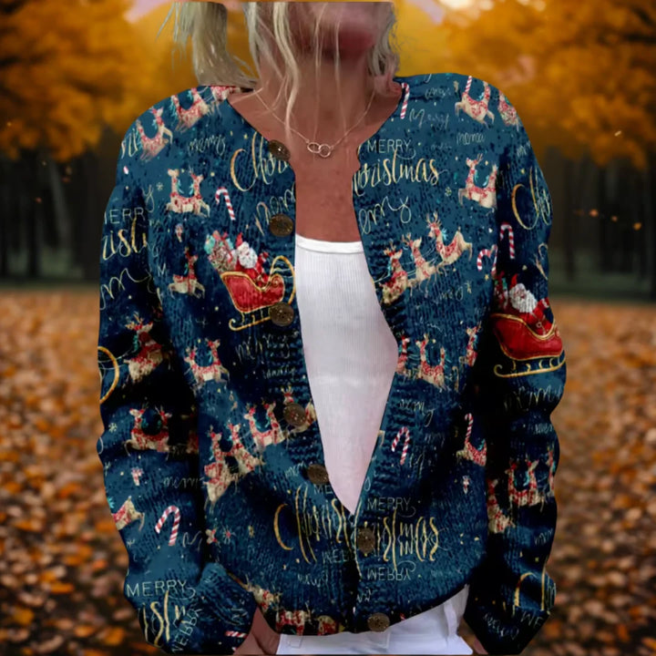 Santa Claus Cardigan - Multicolour