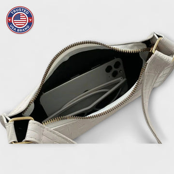 Shiny Leather Bag - Green