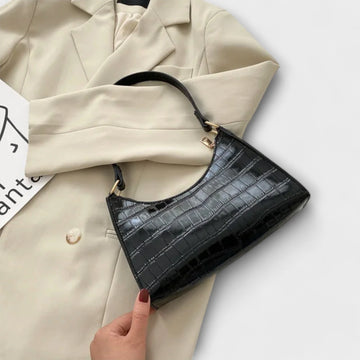 Shiny Leather Bag - Green