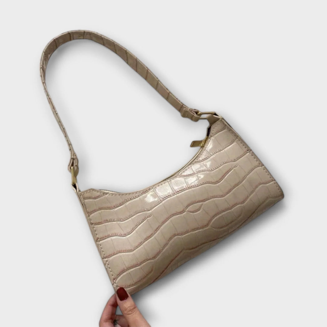 Shiny Leather Bag - Green