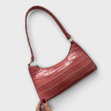 Shiny Leather Bag - Green