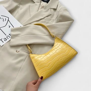Shiny Leather Bag - Green