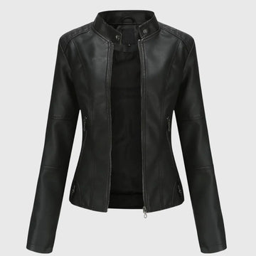 Stylish Winter Leather Jacket For Women