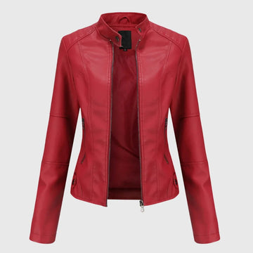 Stylish Winter Leather Jacket For Women