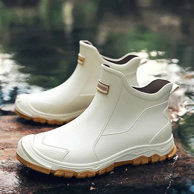 Women's ankle winter waterproof boots with chunky sole