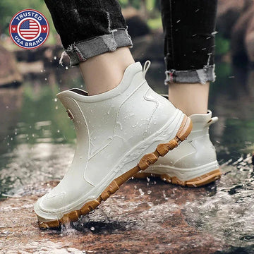Women's ankle winter waterproof boots with chunky sole