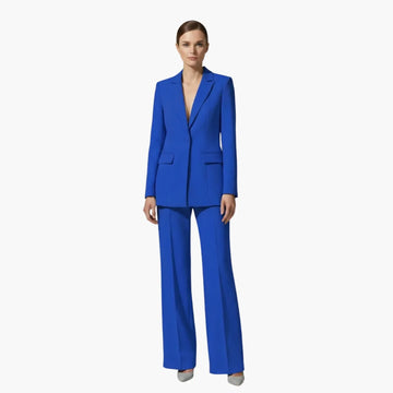 Women's Business Casual Winter Blazer Suit Set