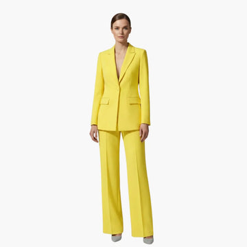 Women's Business Casual Winter Blazer Suit Set