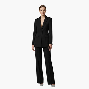 Women's Business Casual Winter Blazer Suit Set