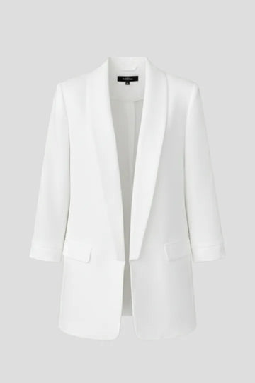 Women's Fitted Wrap Collar Winter Blazer