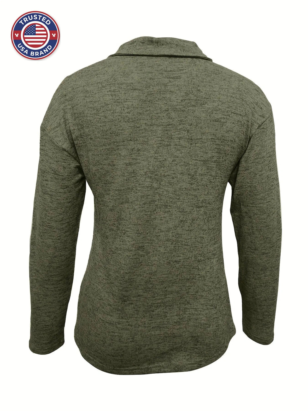 Women's Half Zip Winter Pullover Long Sleeve Casual Top
