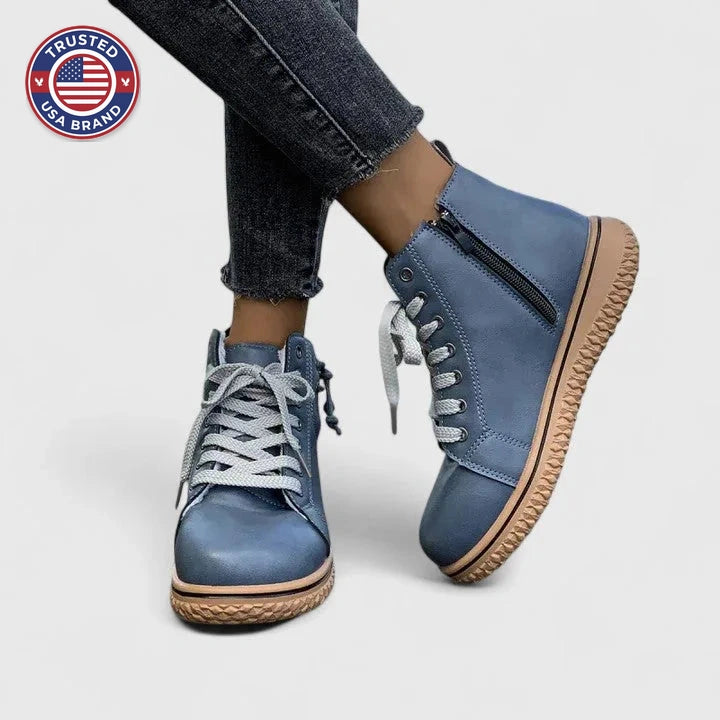 Women's Lace Up Ankle Winter Boots