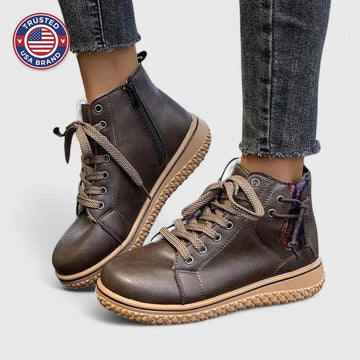 Women's Lace Up Ankle Winter Boots