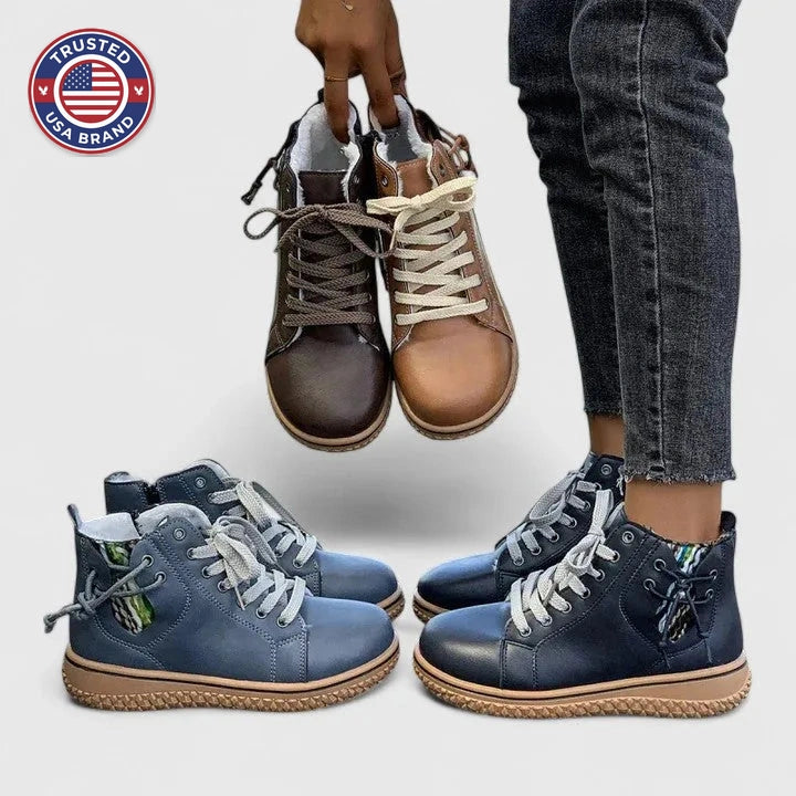Women's Lace Up Ankle Winter Boots