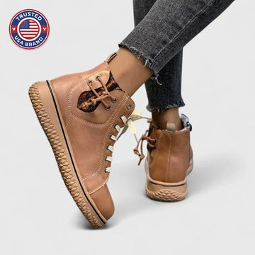 Women's Lace Up Ankle Winter Boots