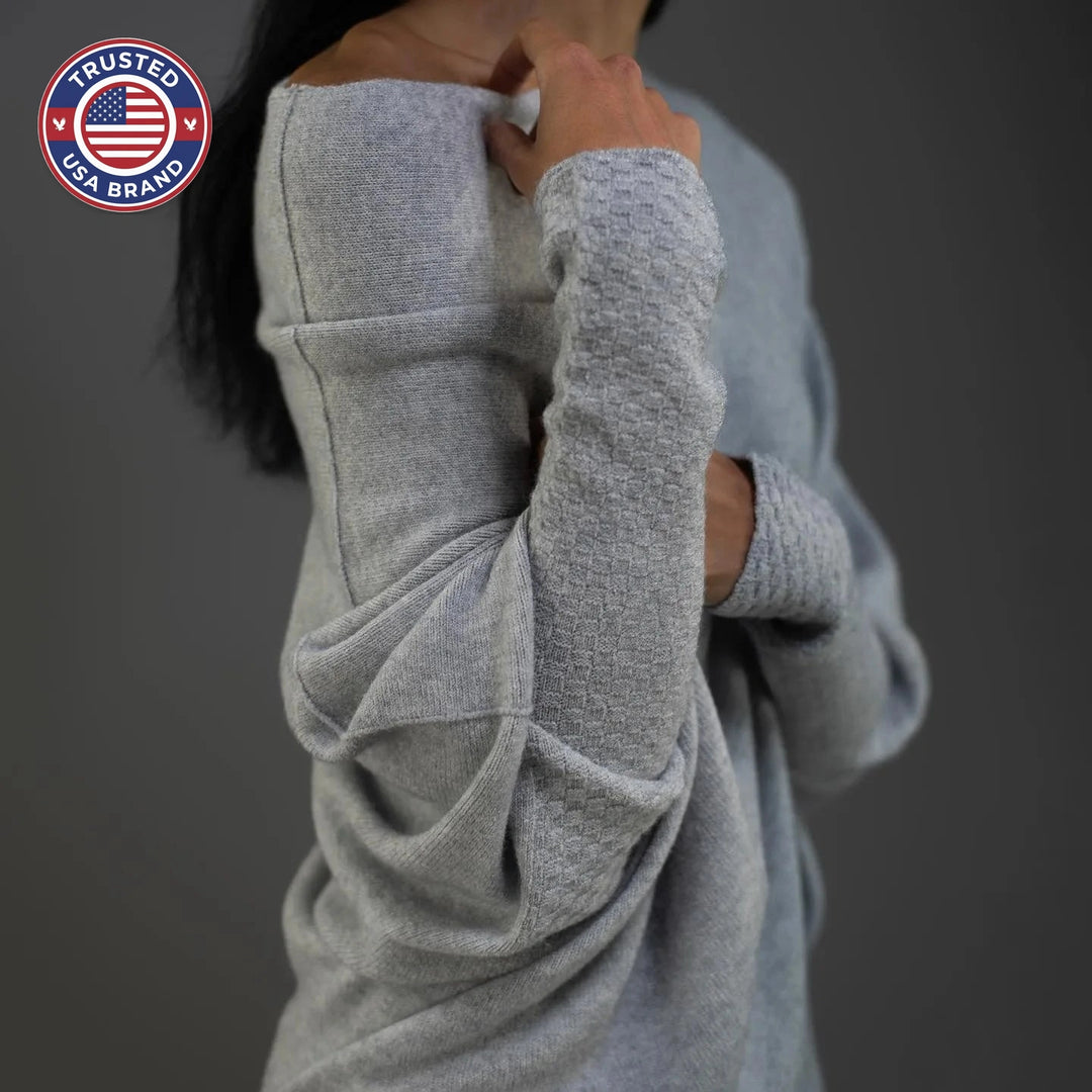 Women's Off Shoulder Long Sleeve Winter Sweater
