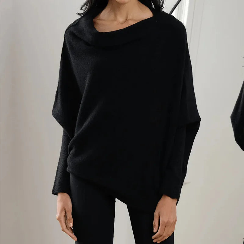 Women's Off Shoulder Long Sleeve Winter Sweater