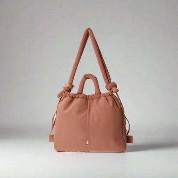 Women's Quilted Puffer Tote Winter Bag