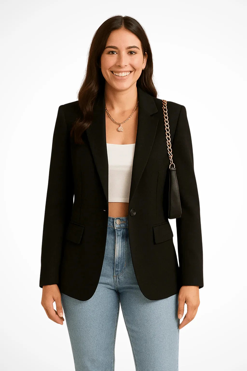 Women's Single Button Winter Blazer