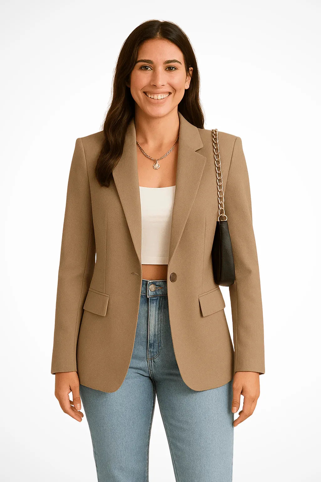 Women's Single Button Winter Blazer