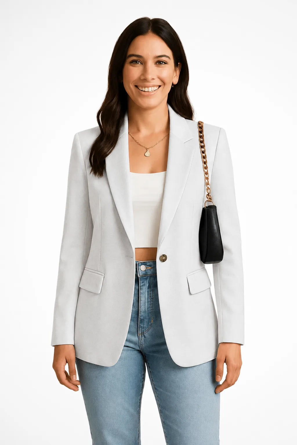 Women's Single Button Winter Blazer
