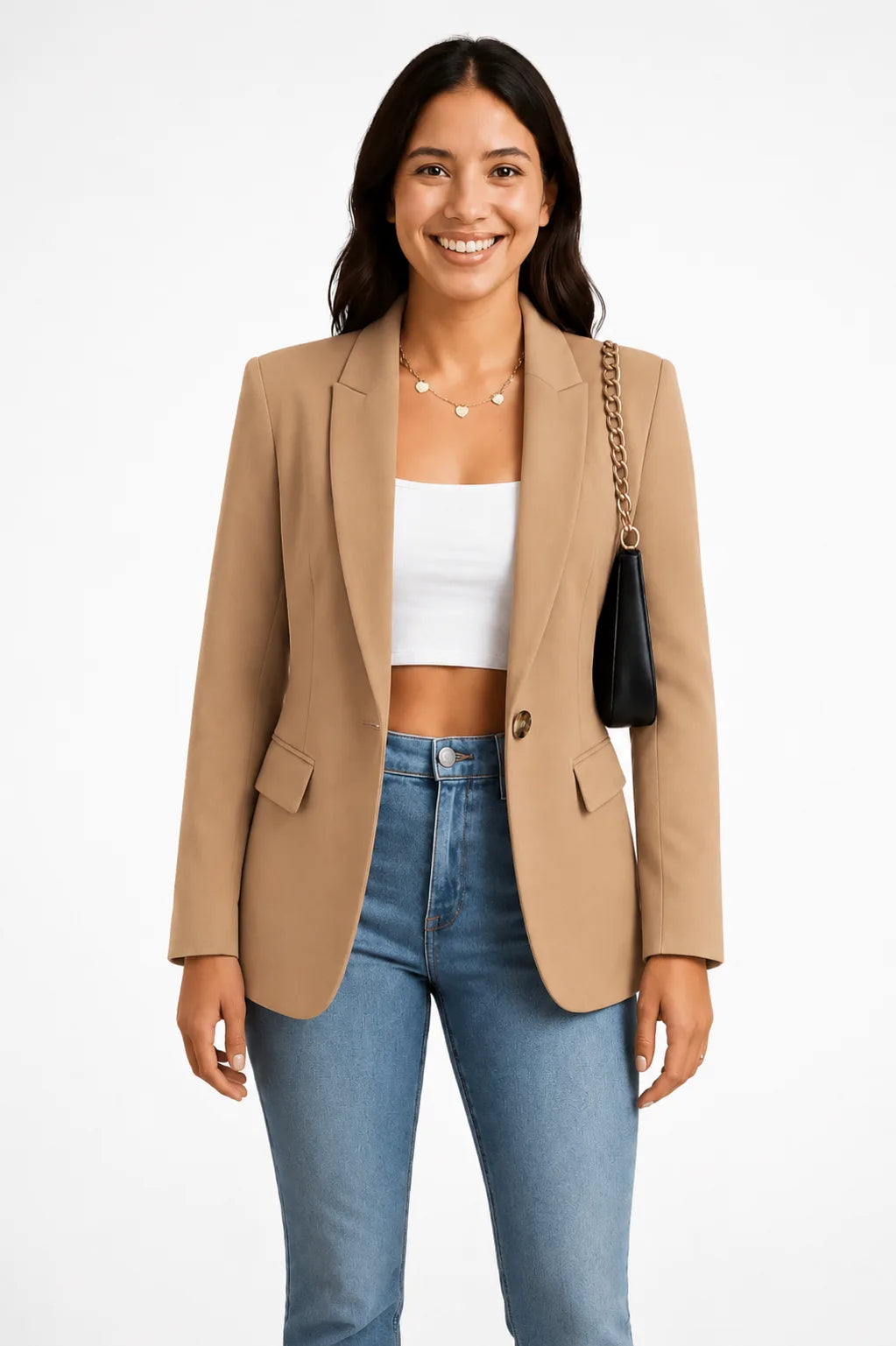 Women's Single Button Winter Blazer