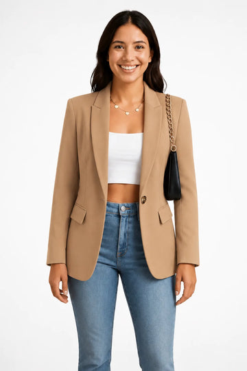 Women's Single Button Winter Blazer