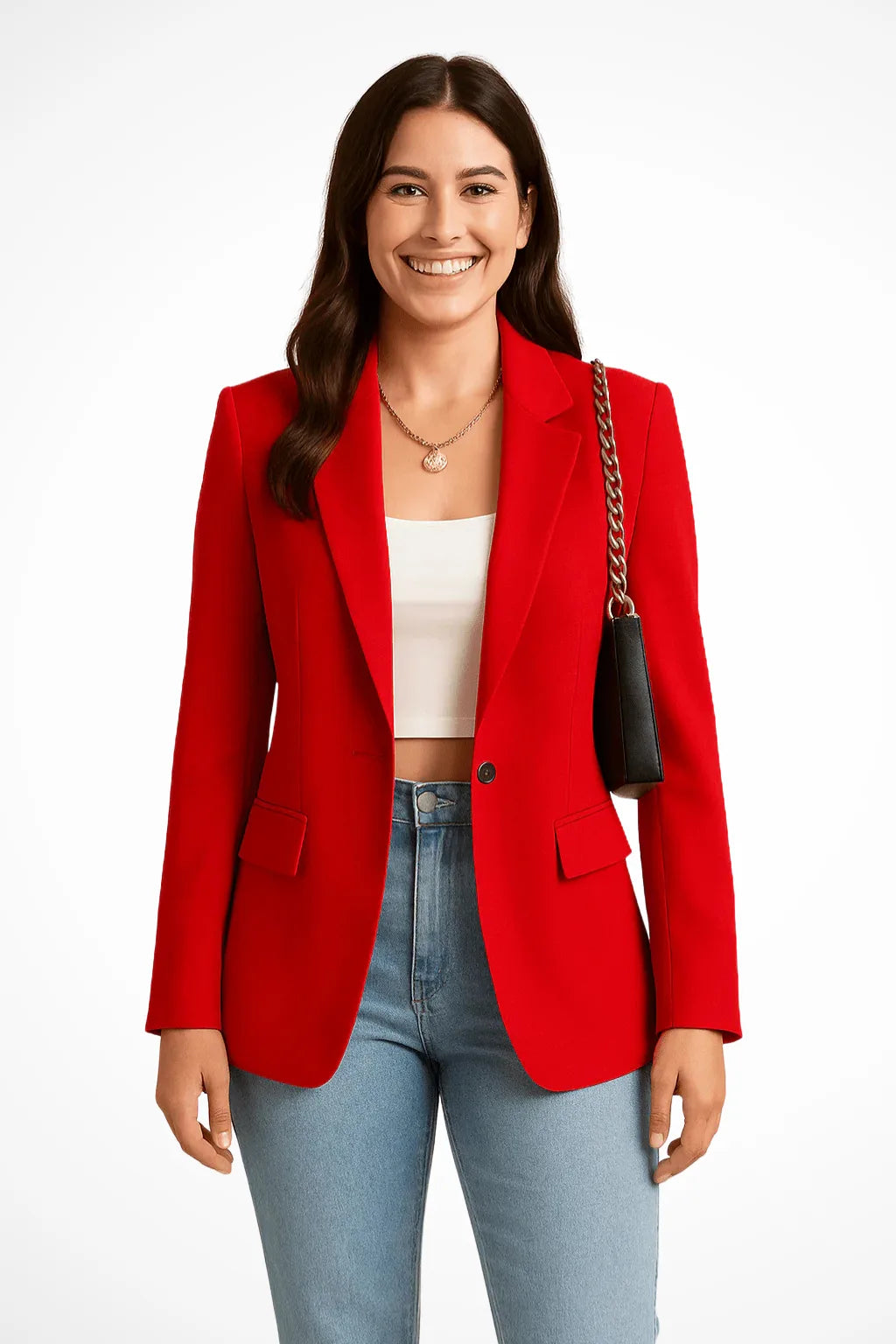 Women's Single Button Winter Blazer