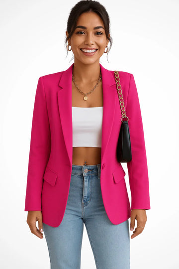 Women's Single Button Winter Blazer