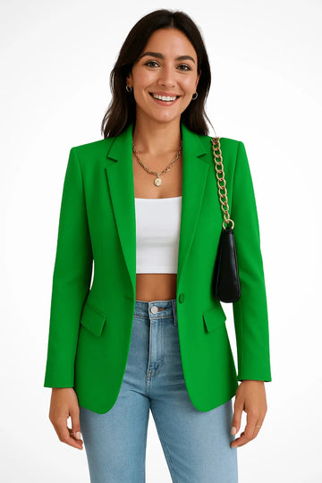 Women's Single Button Winter Blazer