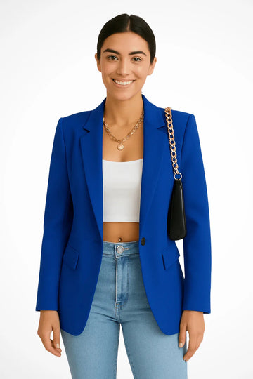 Women's Single Button Winter Blazer