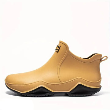 Women's waterproof ankle winter boots with chunky contrast sole