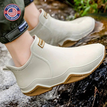 Women's waterproof ankle winter boots with chunky contrast sole