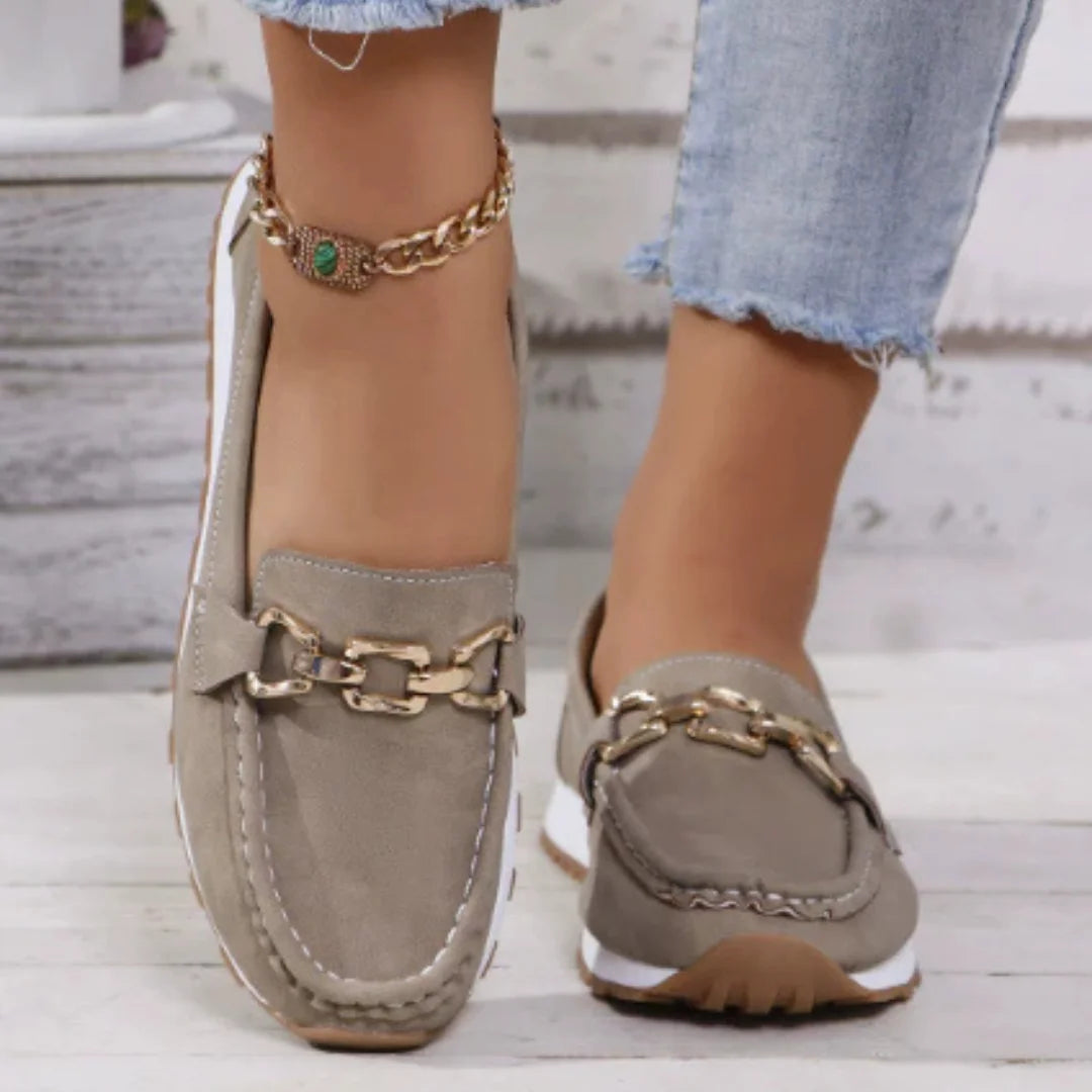 Flannel Loafers - Gray