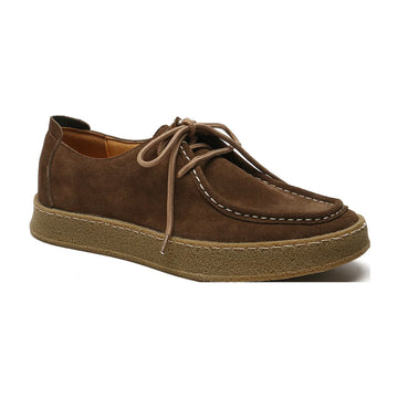 High-Quality Suede Elegant Shoes - Caramel