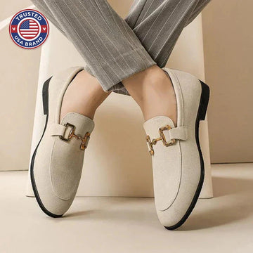 Luxury Suede Shoes. - Nude