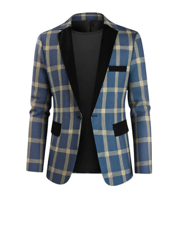 Modern Tailored Blazer - Blue