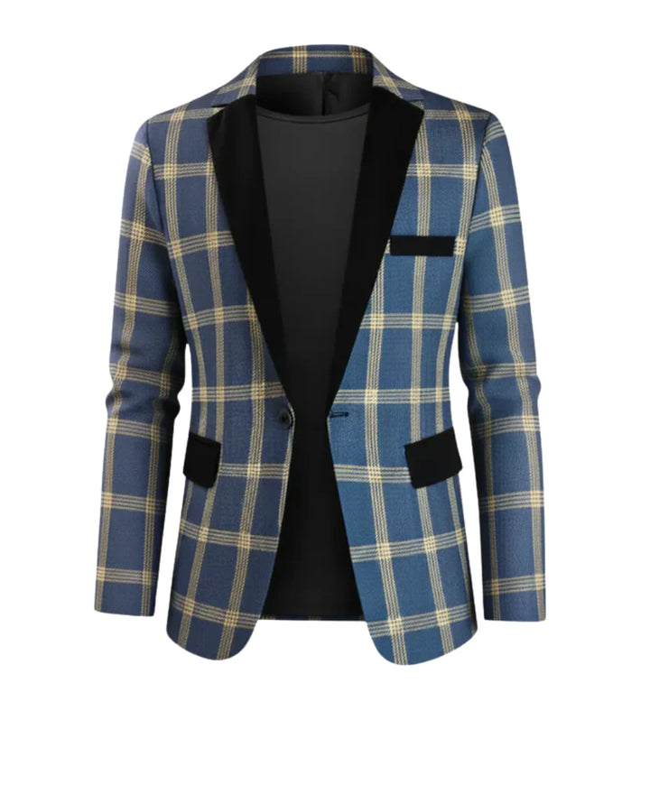 Modern Tailored Blazer - Blue