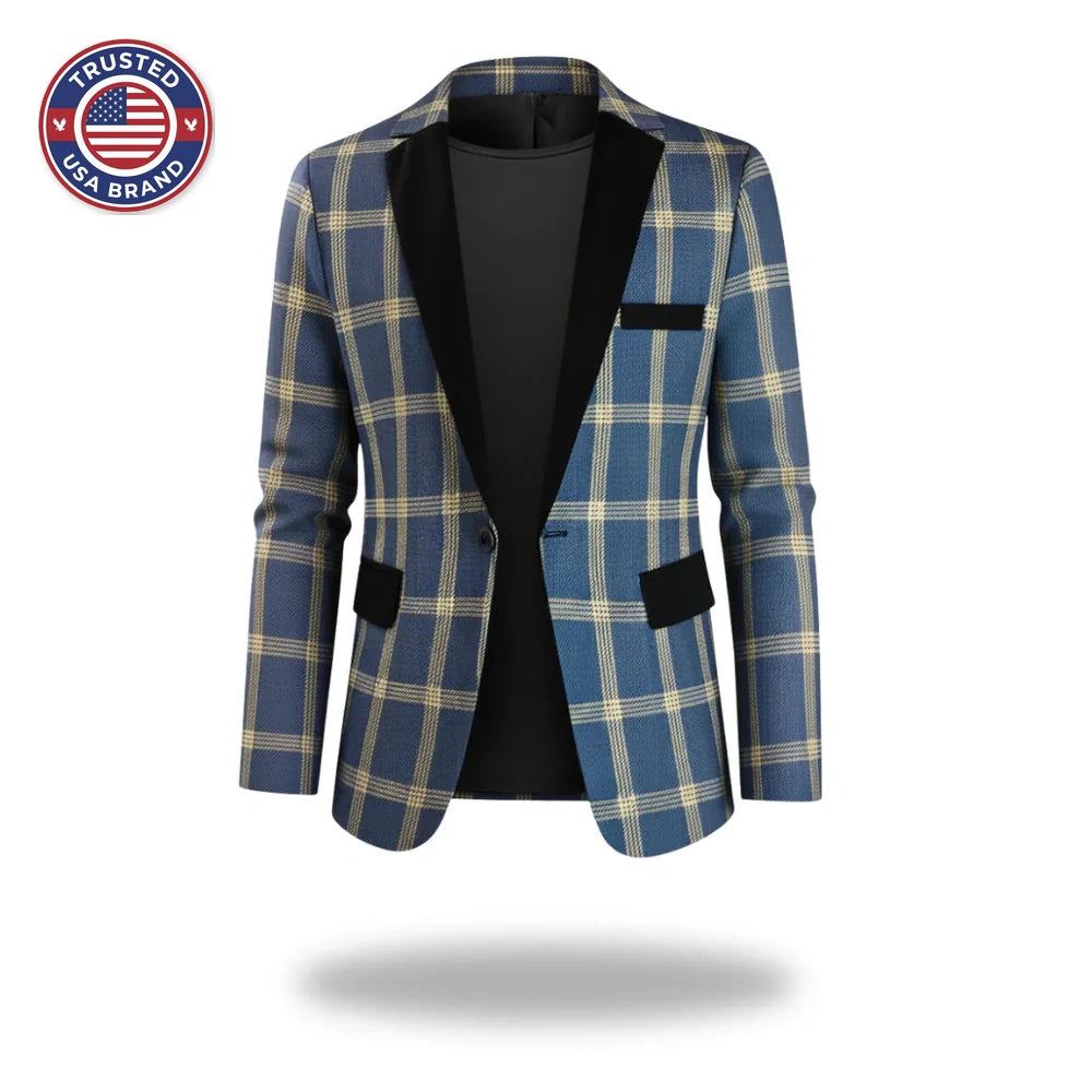 Modern Tailored Blazer - Blue