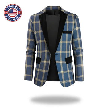 Modern Tailored Blazer - Blue