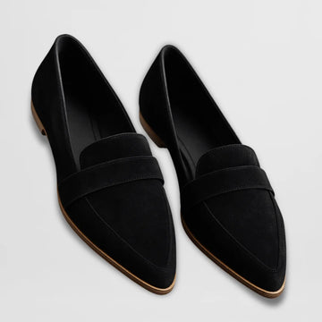 Orthopedic Soft Suede Loafers - Khaki