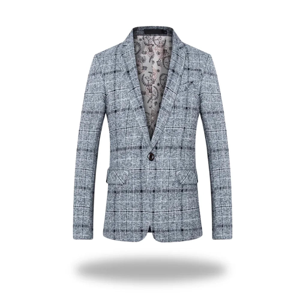 Premium Modern Jacket - Navy Blue