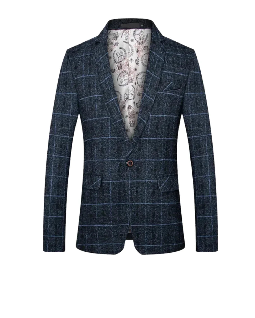 Premium Modern Jacket - Navy Blue