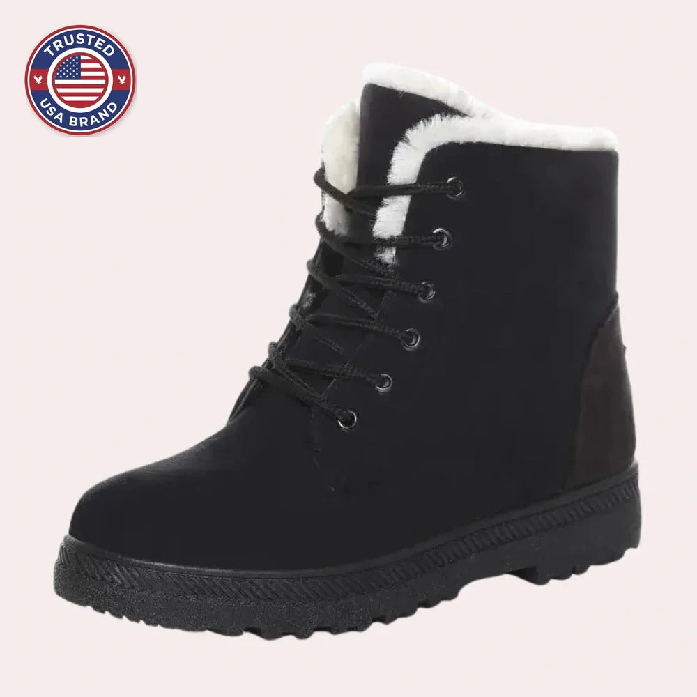 Women's slip-resistant ankle winter boots